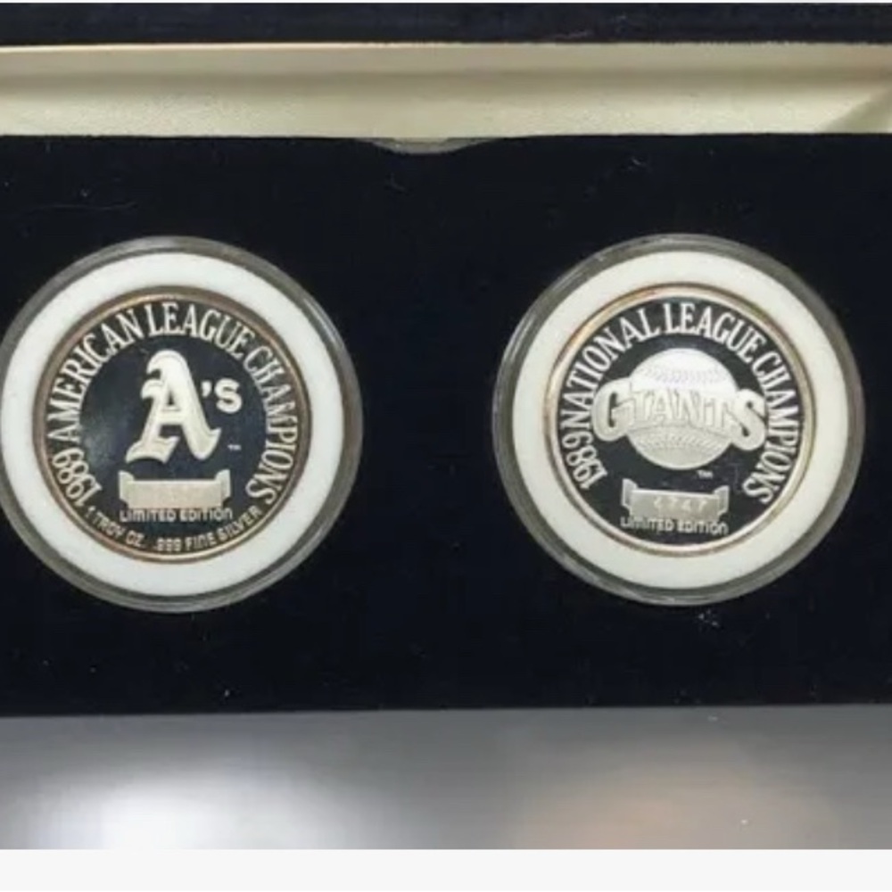 Limited Edition 1989 American League Champions Coins